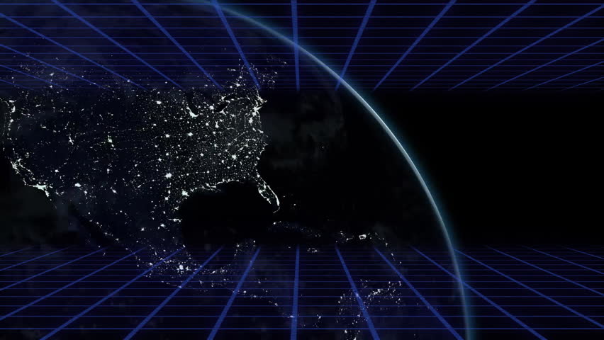 Retro scene showing pixelated WOW letters floating over neon grid with emerging Earth globe. Futuristic, cyberpunk, digital art, glowing, abstract, immersive, technological - Powered by Shutterstock - Get 15% off with code: PIKWIZARD15