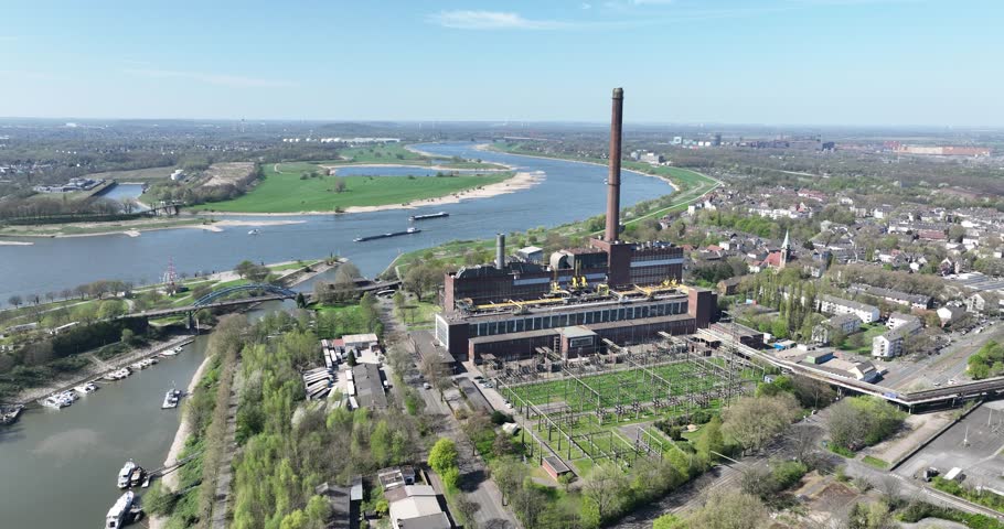 Hermann Wenzel power station, Ruhrort power plant or Laar power plant, The power plant burns bypass gases from steel production