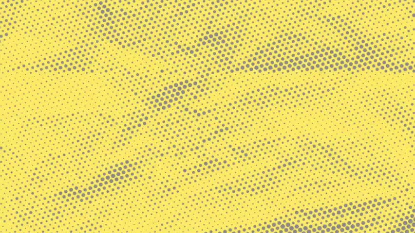 Abstract Duotone Halftone Dotted Retro Paper Print Texture Animated Grunge Background 4K 60 fps