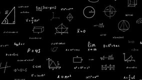 Flying geometry, mathematical and physics formulas. Dynamic visual for scientific concepts, data flow, AI processing, educational content - Powered by Shutterstock - Get 15% off with code: PIKWIZARD15
