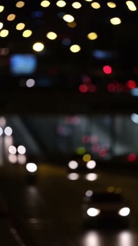night traffic in city. traffic at night.