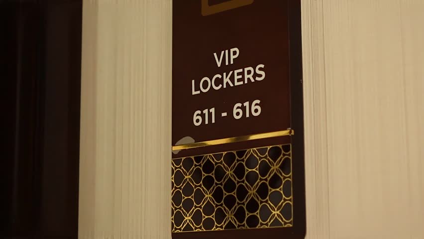 VIP locker room sign letter meeting conference elite rich exclusive luxury special access