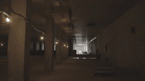 Construction of subway station comes to end. Spacious underground premise reinforced with columns to accommodate large number of passengers - Powered by Shutterstock - Get 15% off with code: PIKWIZARD15