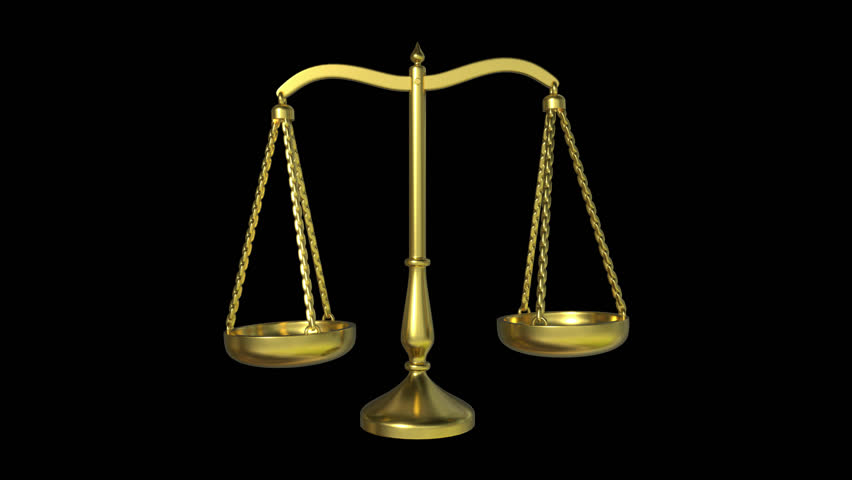 Gold Balance Scale Video 0