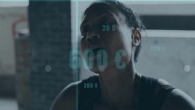 woman analyzing financial data in tech loft, displaying digital bar graphs and currency symbols. Financial, analytics, modern, technology, professional, data, interface - Powered by Shutterstock - Get 15% off with code: PIKWIZARD15