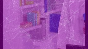 male doctor wearing lab coat and stethoscope standing in clinic, featuring digital network grid. Medical professionalism, healthcare, digital technology, innovation, clinical, diagnostic, expert - Powered by Shutterstock - Get 15% off with code: PIKWIZARD15