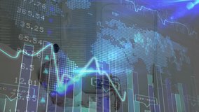 female doctor consulting patient in hospital room, overlaying glowing ECG waveforms and charts. Medtech, healthcare, data visualization, diagnostics, telemedicine, clinical, futuristic - Powered by Shutterstock - Get 15% off with code: PIKWIZARD15