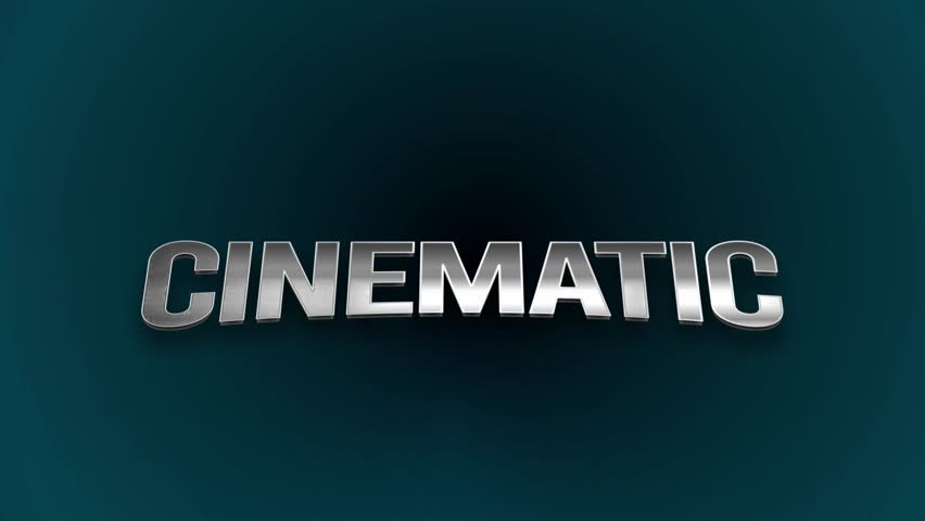 Cinematic Animation Text Effect 3D 4K