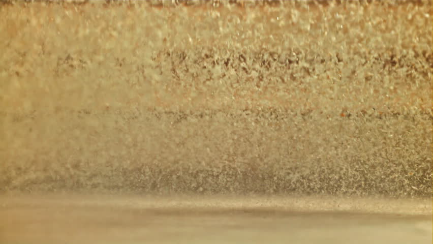 Wood sawdust on the carpenter's desktop. Filmed on a high-speed camera at 1000 fps. High quality FullHD footage