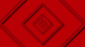 Abstract geometric background of red rectangles rotating on a red background. 4K. - Powered by Shutterstock - Get 15% off with code: PIKWIZARD15