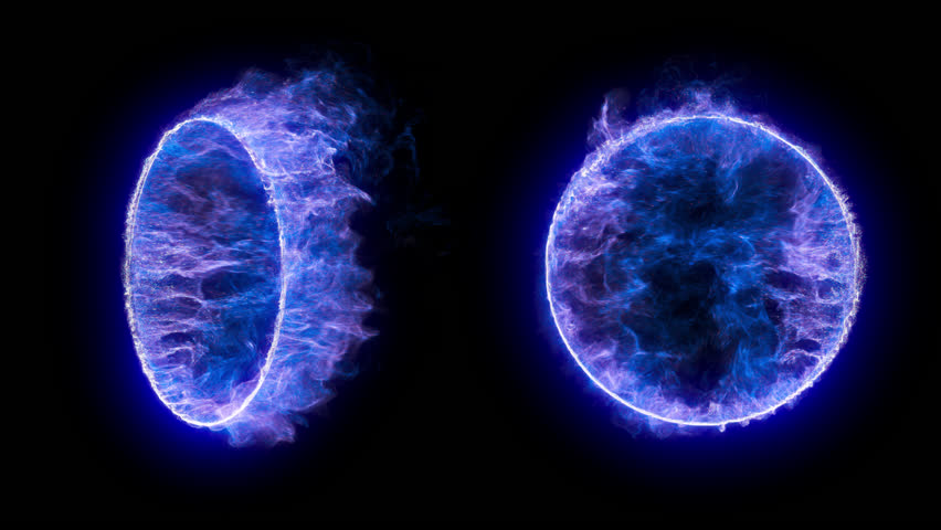 Magic Portal. Production quality Seamless Loop with Alpha channel in ProRes 4444 codec, 25 FPS.