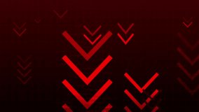 Stop motion. Animation. Repetitive red down arrows over binary background indicate system-wide decline and performance drop. Concept of technological slowdown, algorithmic crash, digital crisis - Powered by Shutterstock - Get 15% off with code: PIKWIZARD15