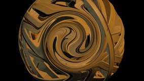 yellow abstract background. Swirling Dark Core. Twisted Metal Sphere. Rusted Vortex. motion video for designers. - Powered by Shutterstock - Get 15% off with code: PIKWIZARD15