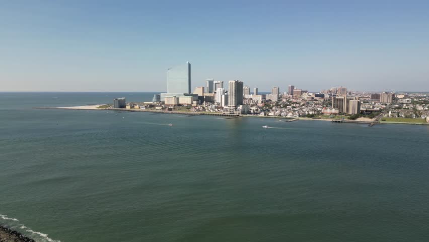 Aerial view of Atlantic City, New Jersey