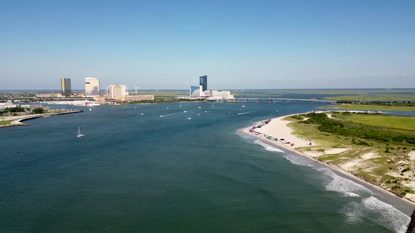Aerial view of Atlantic City, New Jersey
