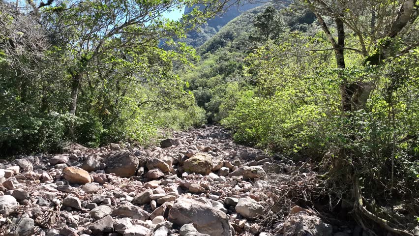 Canion Itaimbezinho in Aparados da Serra, Praia Grande Santa Catarina Canyons. Aerial view.