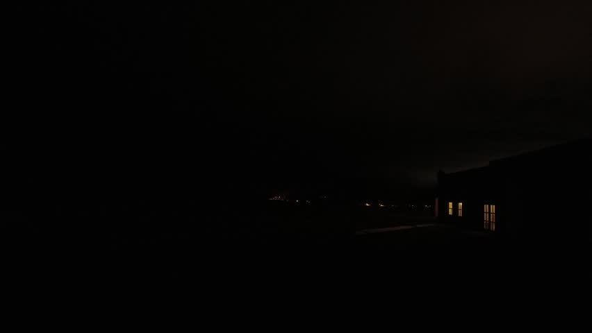 Time-lapse sunset over New Mexico landscape