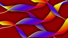 Flying abstract twisted ribbon. 3D wave pattern background. 4k video motion - Powered by Shutterstock - Get 15% off with code: PIKWIZARD15