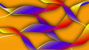 Flying abstract twisted ribbon. 3D wave pattern background. 4k video motion - Powered by Shutterstock - Get 15% off with code: PIKWIZARD15