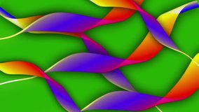 Colorful ribbons are fluttering in the wind. Abstract color background with wavy ribbons that are moving randomly. - Powered by Shutterstock - Get 15% off with code: PIKWIZARD15