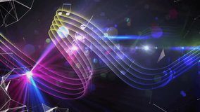 Neon wave ribbons sweeping across dark void, glowing bokeh orbs and wireframe prisms floating. Futuristic, vibrant, dynamic, digital art, geometric, cosmic, modern - Powered by Shutterstock - Get 15% off with code: PIKWIZARD15