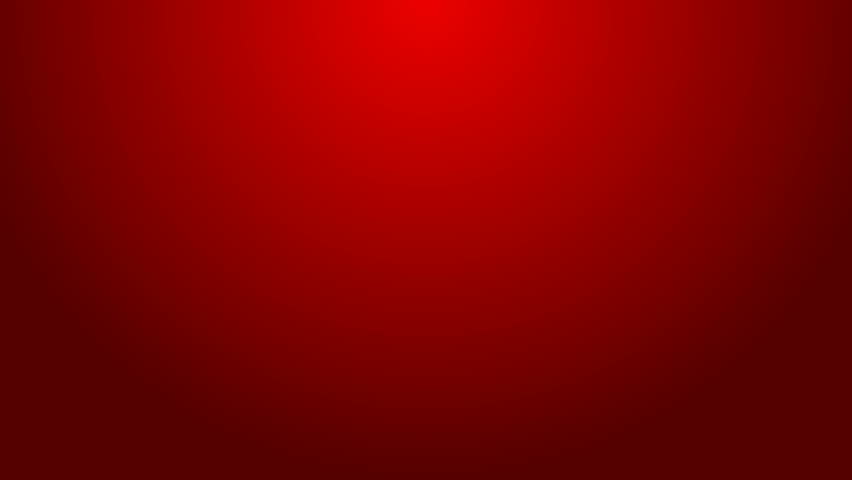 Green line Paint brush with palette icon isolated on red background. 4K Video motion graphic animation.