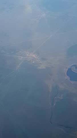 Nature and landscape of Russia from a height of ten kilometers above the ground