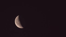 The Waning Crescent moon travels to the west illuminated by the light of dawn, over the eastern Andean mountains of central Colombia. - Powered by Shutterstock - Get 15% off with code: PIKWIZARD15