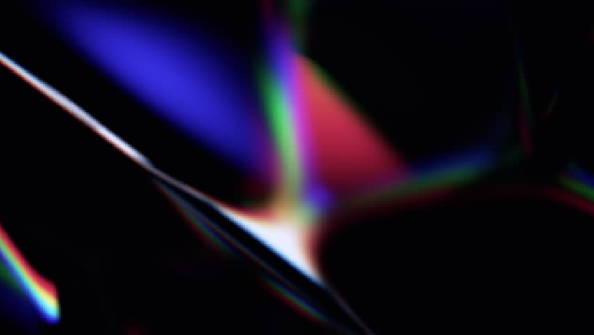 Abstract animation, iridescent background design, 4k looping video, 3d render