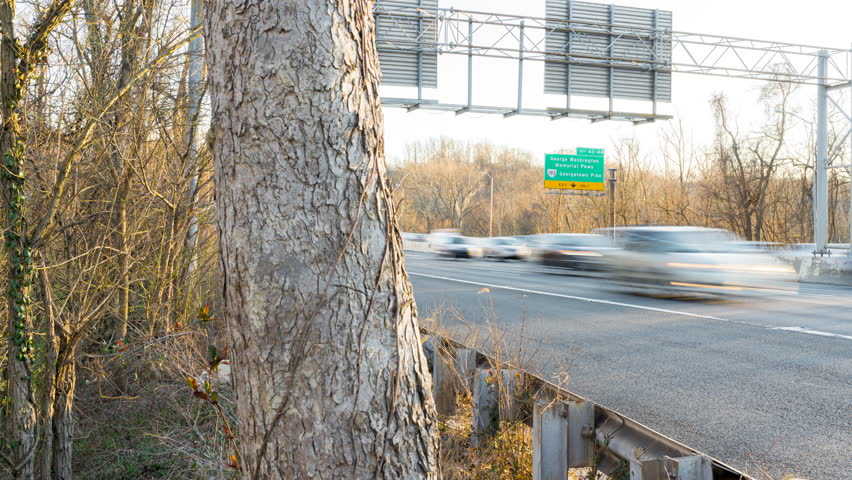American Legion Bridge Rush Hour Timelapse