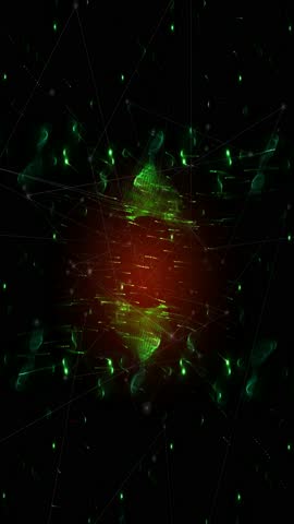 Engage with captivating visuals depicting swirling cosmic formations and bright energy trails in a dark, expansive universe