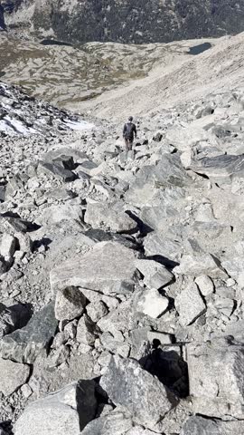 longs peak, colorado 14er, rocky mountain national park, hdr video, high dynamic range, alpine hiking, keyhole route, mountain summit, hiking adventure, nature video, colorado wilderness, rugged terra