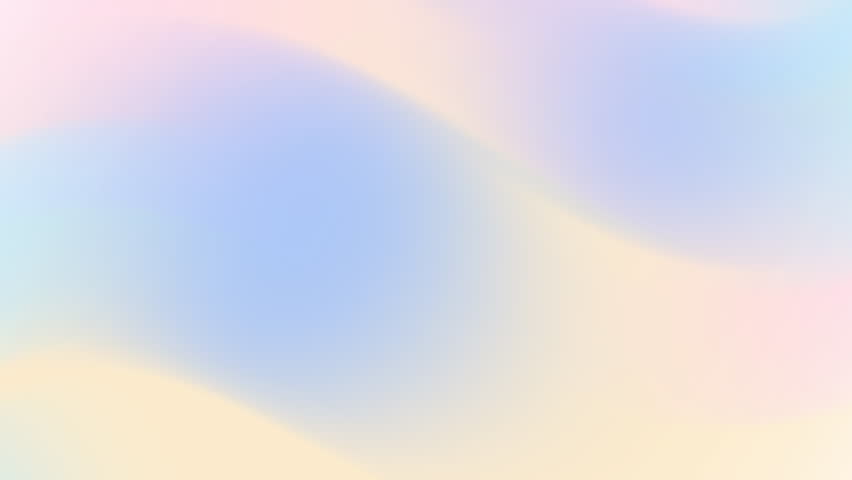 Dreamy pastel rainbow gradient flows softly delivering serene airy background perfect for baby product ads, inspirational quotes and gentle wellness videos