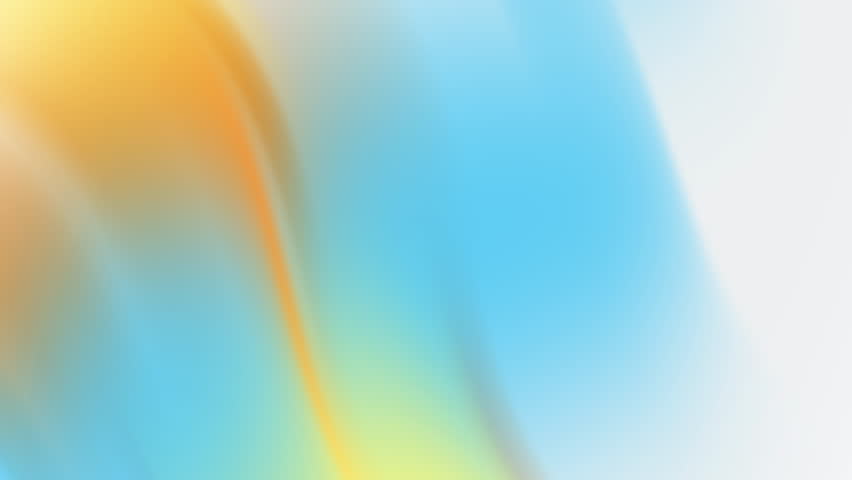 Bright sky blue sweep meets golden sunrise streak producing airy optimistic gradient ideal for travel ads, wellness slides and fresh corporate opener videos
