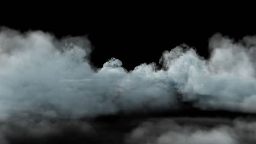 Soft clouds flying in open air. 3D render. Gentle cloud movement across transparent background.