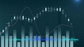 Digital animation of financial and statistical data processing against green background - Powered by Shutterstock - Get 15% off with code: PIKWIZARD15