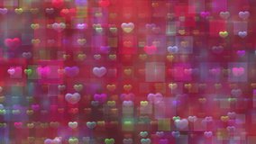Colorful Heart Shapes Overlayed on a Vibrant Bokeh Background. Vivid heart shapes shine brightly in overlapping layers upon a multicolored bokeh background. An artistic portrayal of love - Powered by Shutterstock - Get 15% off with code: PIKWIZARD15