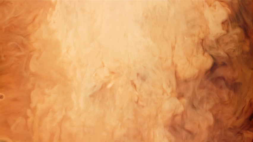Milk is mixed with black coffee. Filmed on a high-speed camera at 1000 fps. High quality FullHD footage