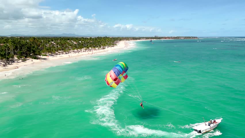 Parasailing in Punta Cana, Bavaro Beach