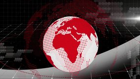 Stylized globe rotating in dark 3D grid scene, showing code overlays and Fight Fight Fight banner. Technology, data visualization, cyberspace, digital interface, futuristic, info graphics, virtual - Powered by Shutterstock - Get 15% off with code: PIKWIZARD15