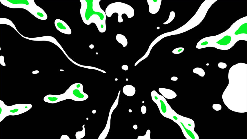 Water Splash Green Screen Transition pack. Water splash green screen 4k, Abstract technology, Liquid water splash cartoon shape animation. Liquid splash transition with key colors. Seamless loops