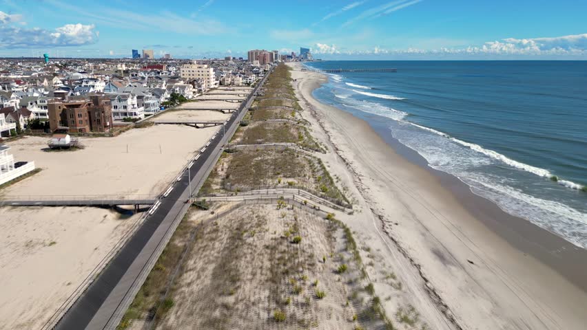 Aerial view of Atlantic City, New Jersey