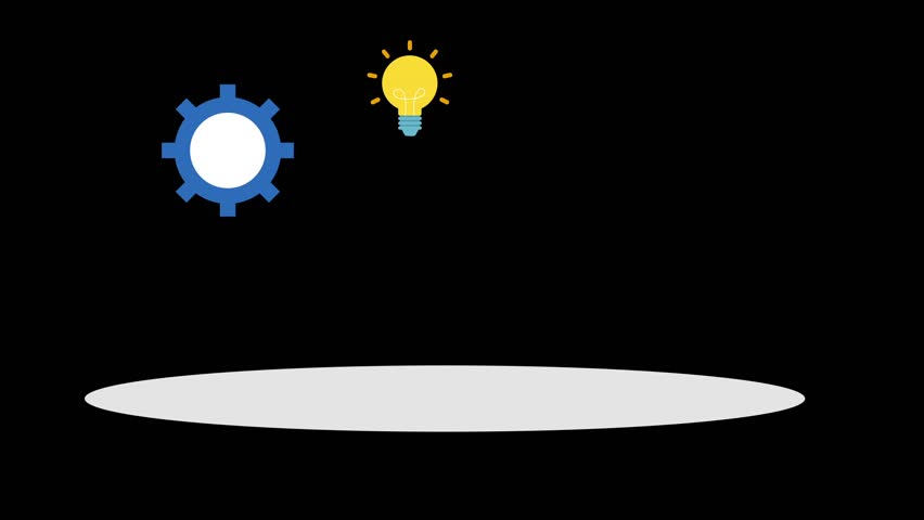 Share Market Investor Animated Illustration or business 2d animated