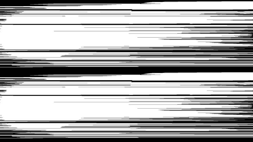 The video features a colored static glitch style TV noise background. It’s a chaotic digital texture composed of pixels primarily vibrant randomly distributed across the frame