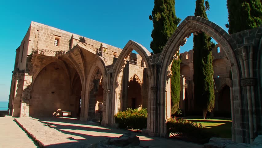 Bellapais Monastery in Beylerbeyi village, Cyprus