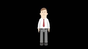 3D Man with Magnifying Glass Animation Black Screen - Powered by Shutterstock - Get 15% off with code: PIKWIZARD15