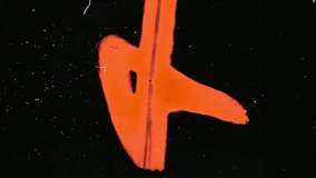 4K High Contrast Film Overlay Vibrant Orange Handwritten Film Clutter, Grain, Dynamic high-contrast film overlay vibrant orange handwritten elements, textured grain, and noise. retro film burn effects - Powered by Shutterstock - Get 15% off with code: PIKWIZARD15