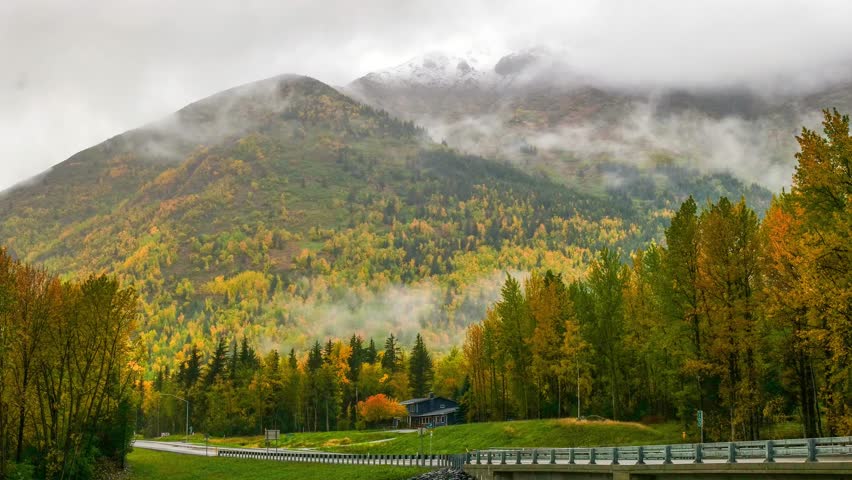 Alaska Autumn Foliage Time lapse