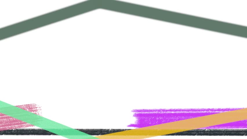  Colored horizontal and angular stripes run across the screen in a cycle.