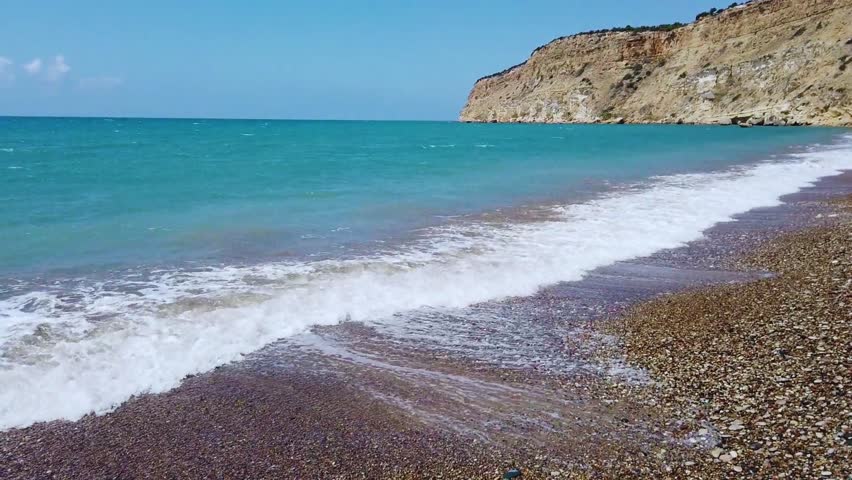 Scenic Cyprus Beach | Peaceful Tranquil Mediterranean coastline, tropical Clear Waters, Tranquil sea, Quiet remote beach, hidden gem Cyprus Coastline in Stunning 4K